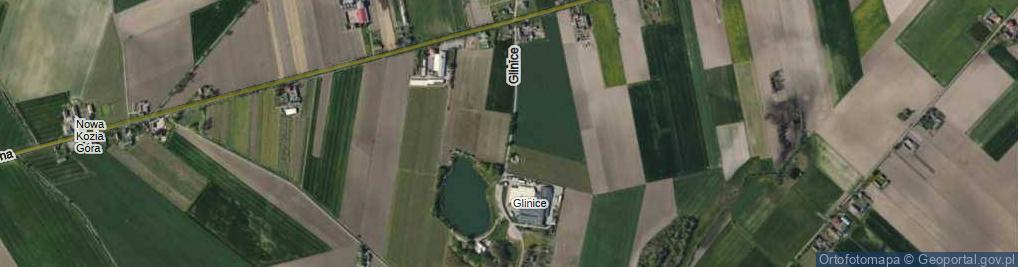 Zdjęcie satelitarne Glinice ul.